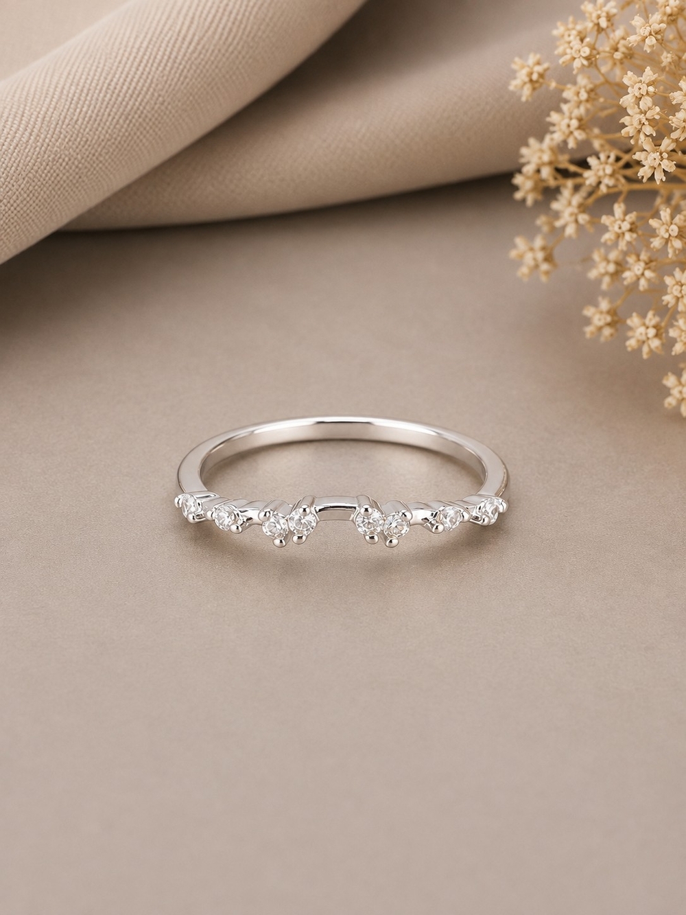 Silver Accent Ring